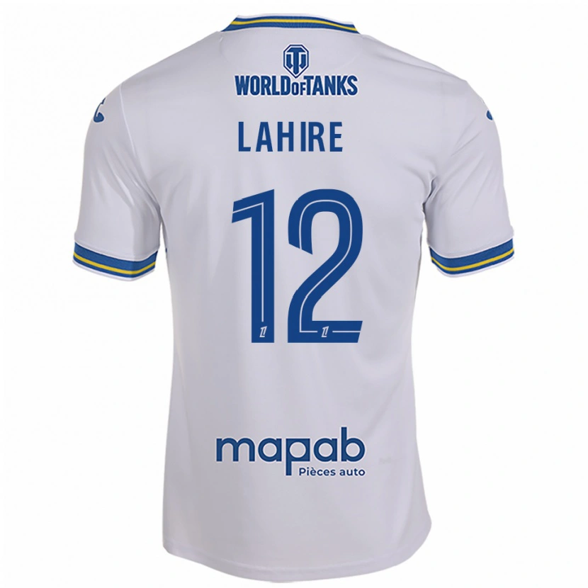 Danxen Heren Molly Lahire #12 Wit Hemelsblauw Uitshirt Uittenue 2025/26 T-Shirt
