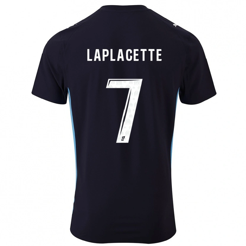 Danxen Heren Tess Laplacette #7 Zwart Hemelsblauw Uitshirt Uittenue 2025/26 T-Shirt