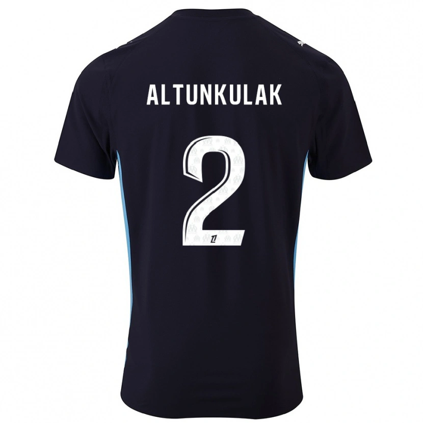 Danxen Heren Selen Altunkulak #2 Zwart Hemelsblauw Uitshirt Uittenue 2025/26 T-Shirt