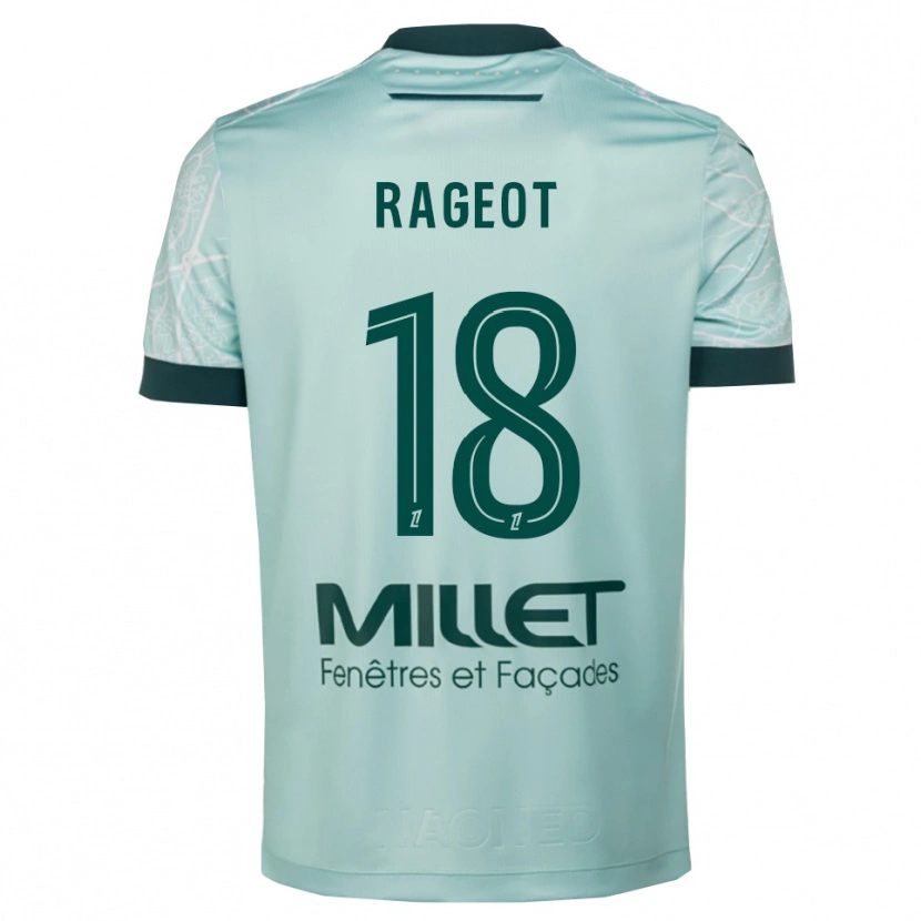 Danxen Heren Lalie Rageot #18 Groen Wit Uitshirt Uittenue 2025/26 T-Shirt
