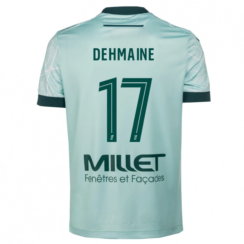 Danxen Heren Dehmaine Tabibou #17 Groen Wit Uitshirt Uittenue 2025/26 T-Shirt