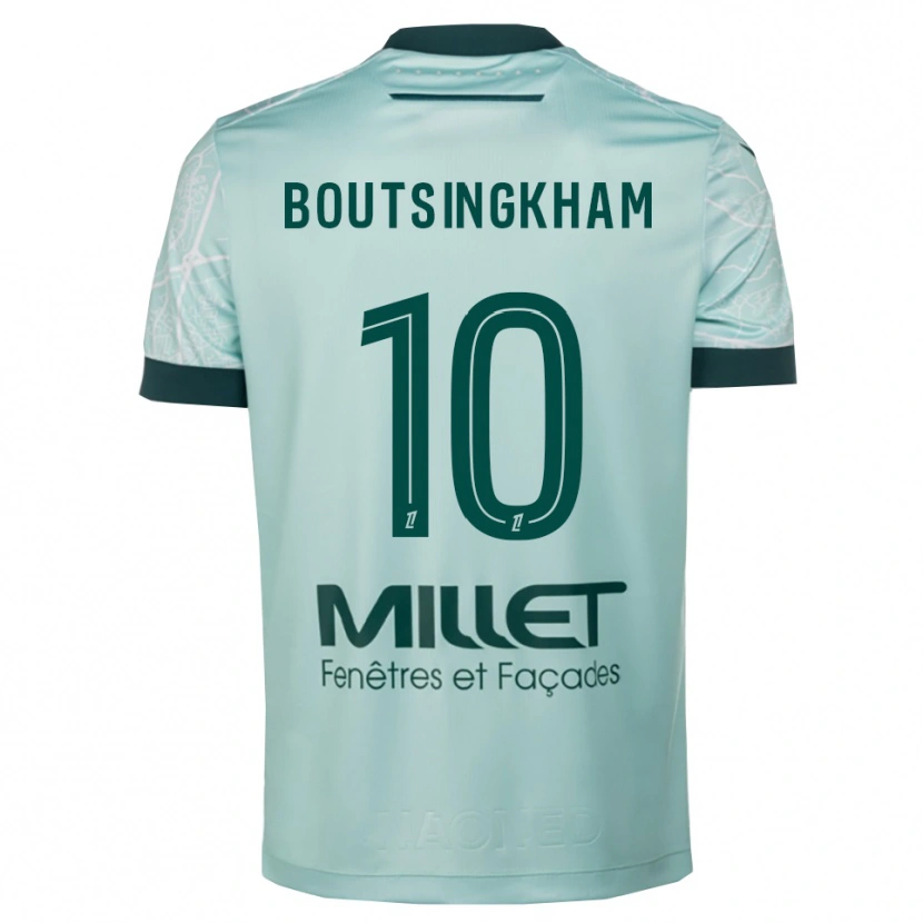 Danxen Heren Hugo Boutsingkham #10 Groen Wit Uitshirt Uittenue 2025/26 T-Shirt