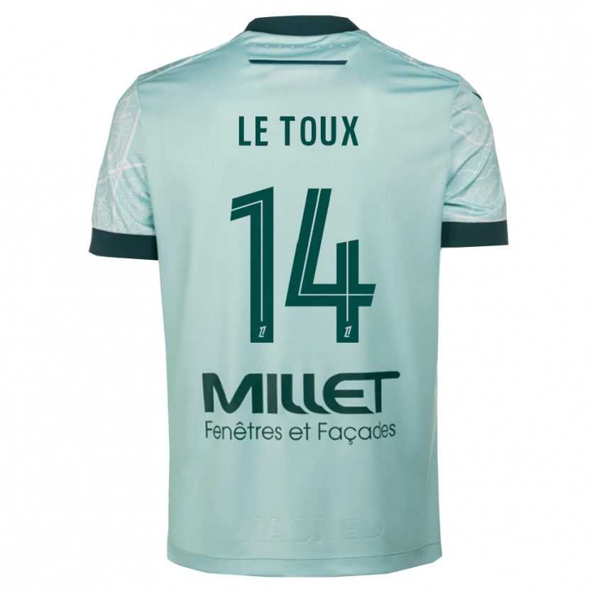 Danxen Heren Many Le Toux #14 Groen Wit Uitshirt Uittenue 2025/26 T-Shirt