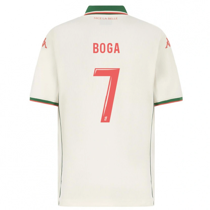 Danxen Heren Jérémie Boga #7 Wit Groen Uitshirt Uittenue 2025/26 T-Shirt