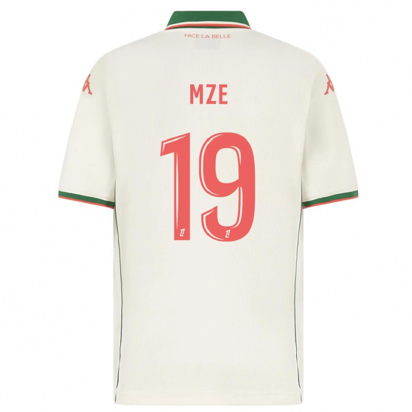Danxen Heren Yrma Mze Issa #19 Wit Groen Uitshirt Uittenue 2025/26 T-Shirt