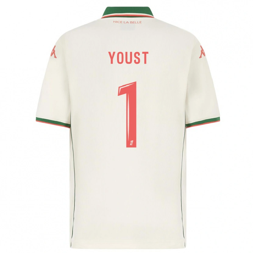 Danxen Heren Matys Youst #1 Wit Groen Uitshirt Uittenue 2025/26 T-Shirt