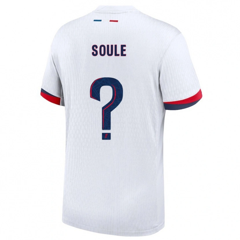Danxen Heren Chams Soule #0 Wit Rood Uitshirt Uittenue 2025/26 T-Shirt