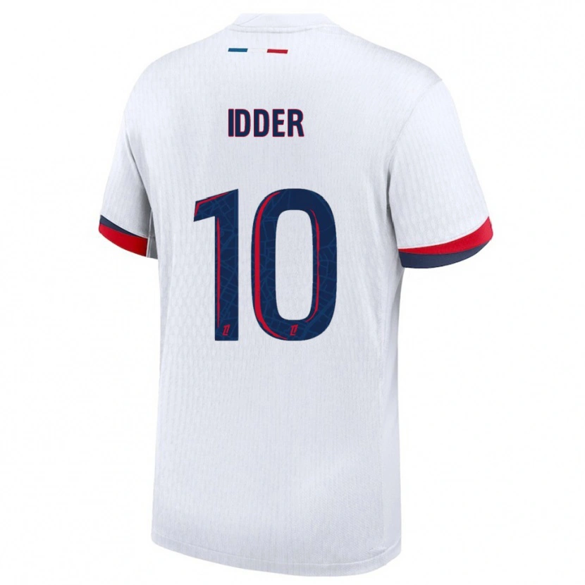 Danxen Heren Younes Idder #10 Wit Rood Uitshirt Uittenue 2025/26 T-Shirt