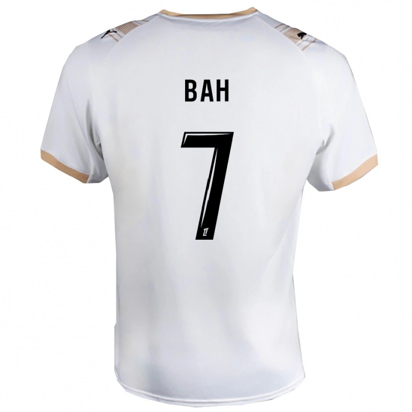 Danxen Heren Therno Bah #7 Wit Zwart Uitshirt Uittenue 2025/26 T-Shirt