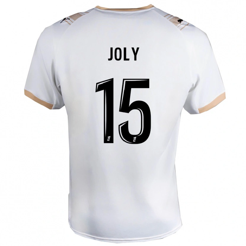 Danxen Heren Lou-Ann Joly #15 Wit Zwart Uitshirt Uittenue 2025/26 T-Shirt