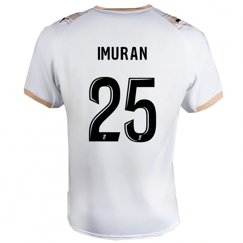 Danxen Heren Rofiat Adenike Imuran #25 Wit Zwart Uitshirt Uittenue 2025/26 T-Shirt
