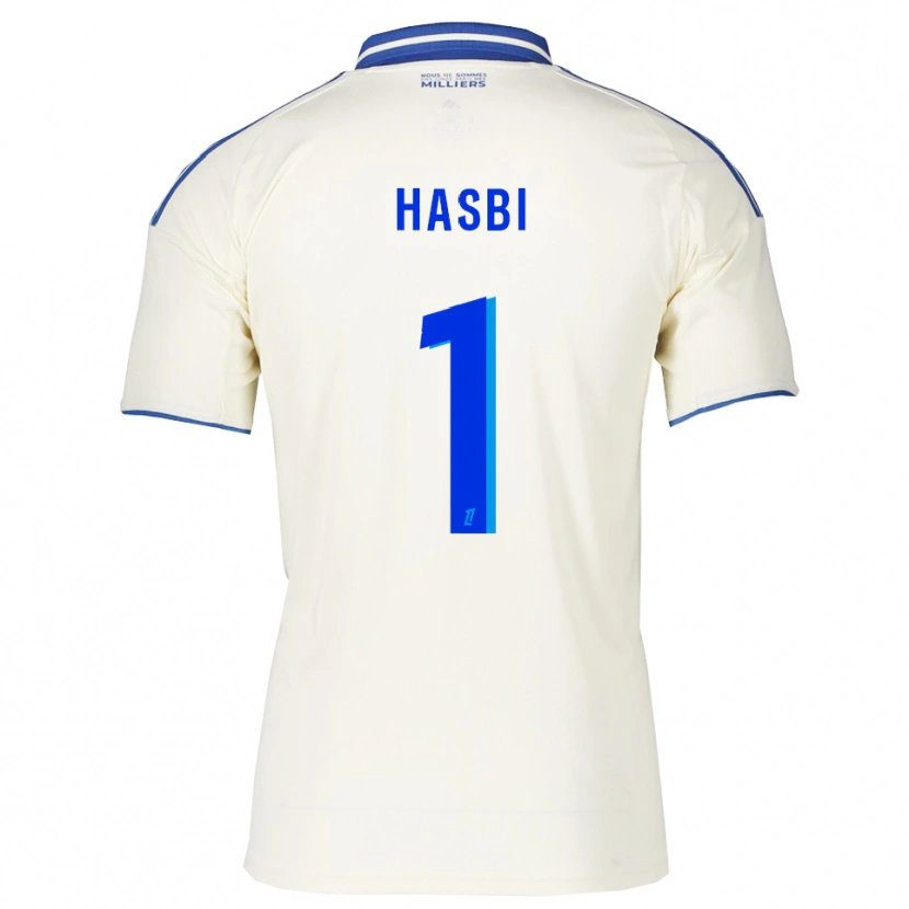 Danxen Heren Walid Hasbi #1 Champagne Blauw Uitshirt Uittenue 2025/26 T-Shirt