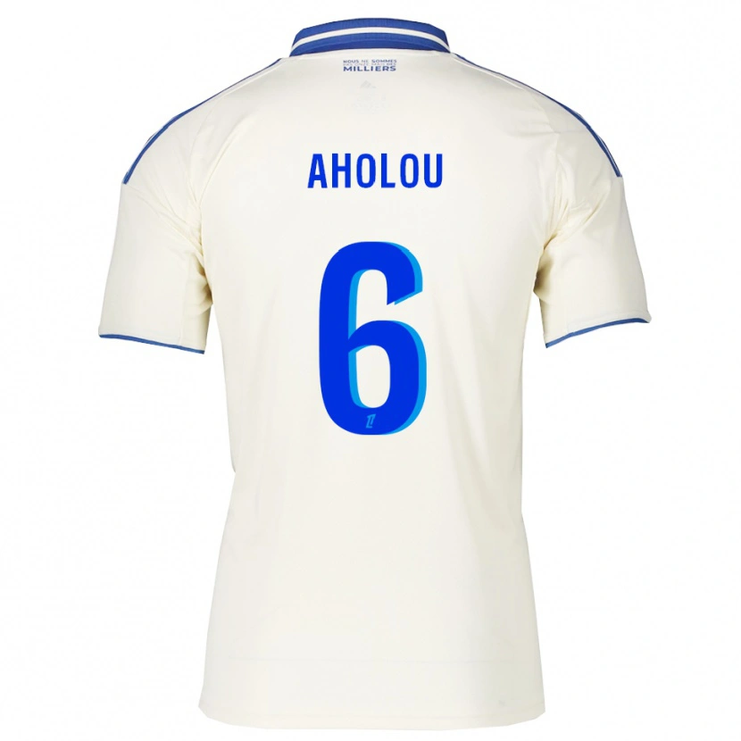 Danxen Heren Jean-Eudes Aholou #6 Champagne Blauw Uitshirt Uittenue 2025/26 T-Shirt