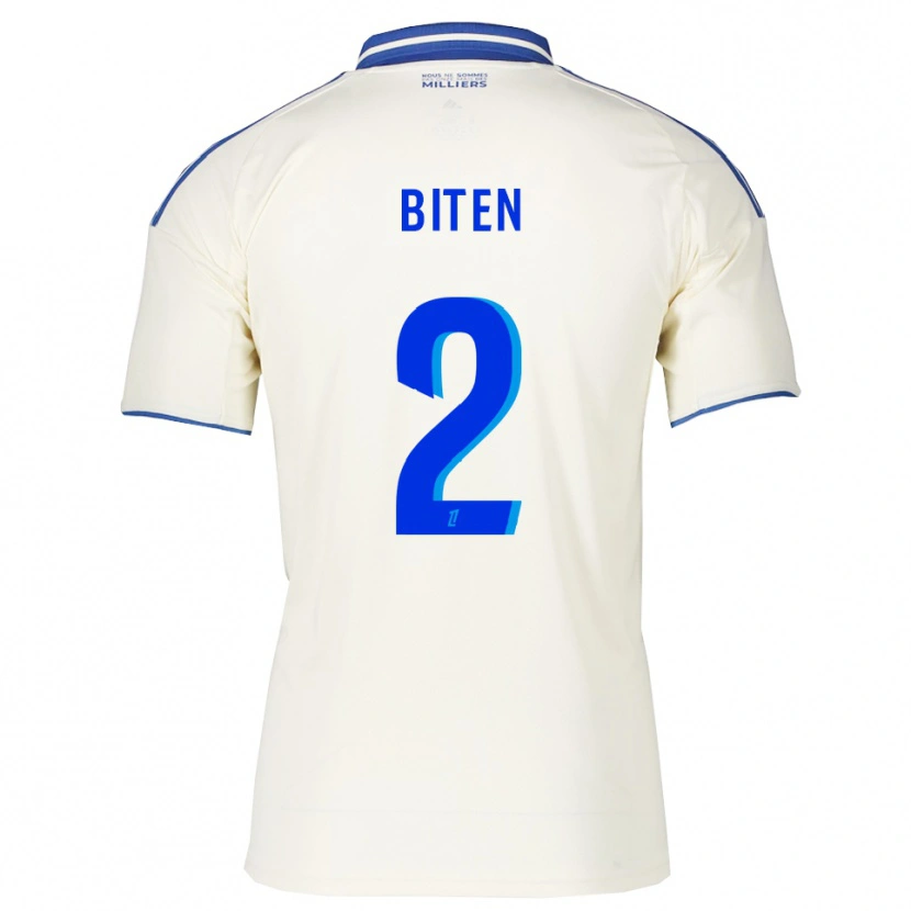 Danxen Heren Clancy Valère Biten #2 Champagne Blauw Uitshirt Uittenue 2025/26 T-Shirt