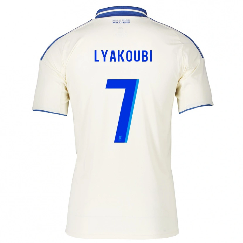 Danxen Heren Oussama Lyakoubi #7 Champagne Blauw Uitshirt Uittenue 2025/26 T-Shirt