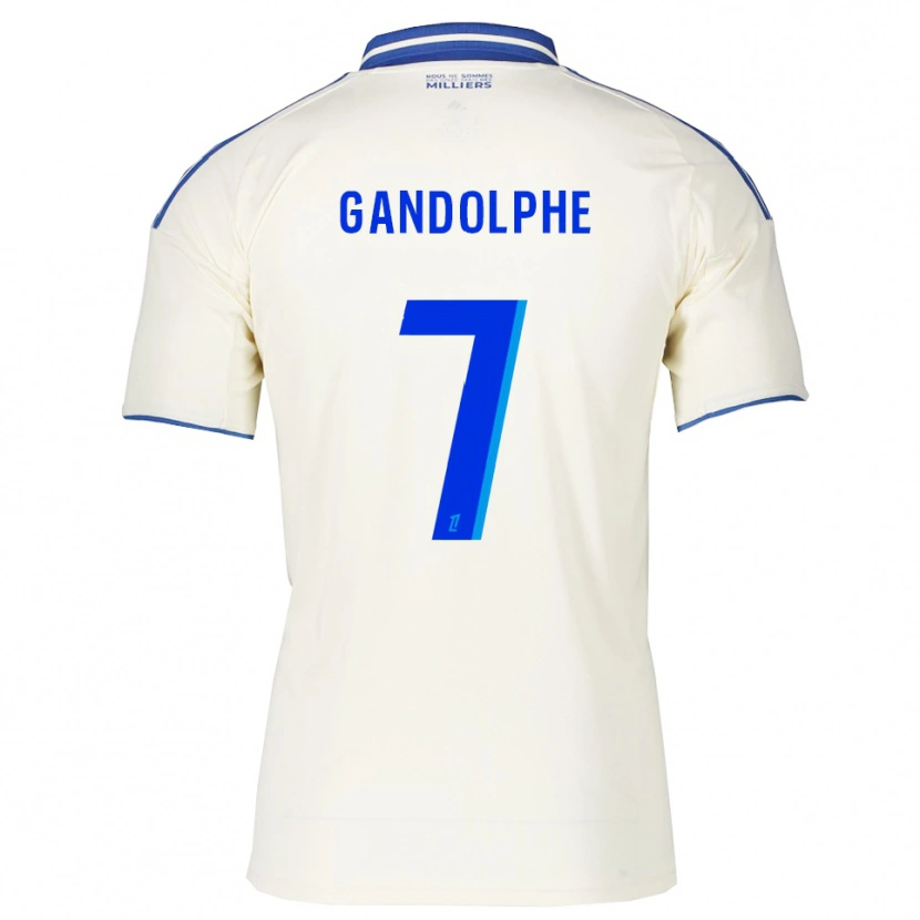 Danxen Heren Adrien Gandolphe #7 Champagne Blauw Uitshirt Uittenue 2025/26 T-Shirt