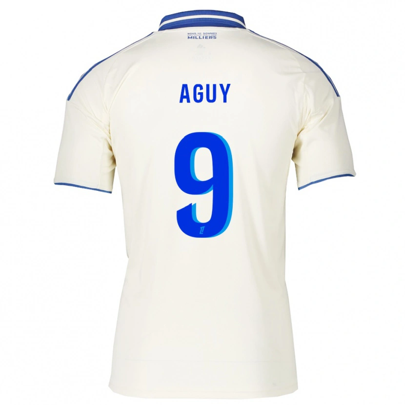 Danxen Heren David Aguy #9 Champagne Blauw Uitshirt Uittenue 2025/26 T-Shirt