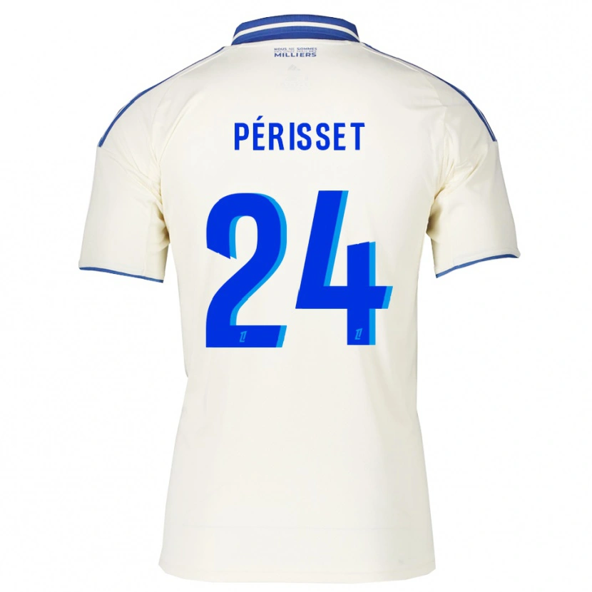 Danxen Heren Ève Périsset #24 Champagne Blauw Uitshirt Uittenue 2025/26 T-Shirt