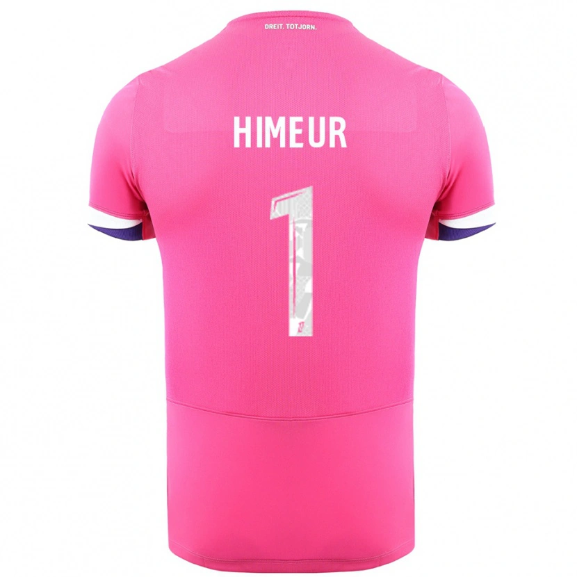 Danxen Heren Thomas Himeur #1 Roze Wit Uitshirt Uittenue 2025/26 T-Shirt