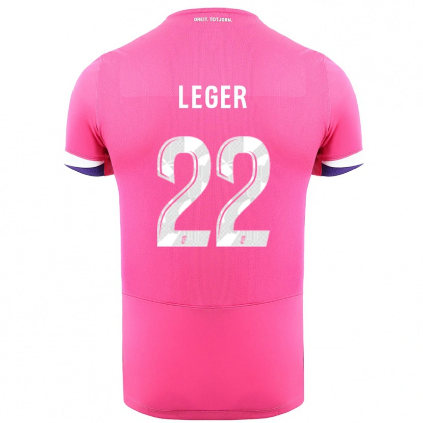 Danxen Heren Christelle Léger #22 Roze Wit Uitshirt Uittenue 2025/26 T-Shirt