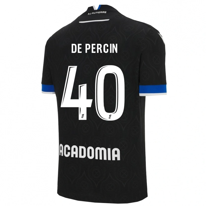Danxen Heren Théo De Percin #40 Zwart Wit Uitshirt Uittenue 2025/26 T-Shirt