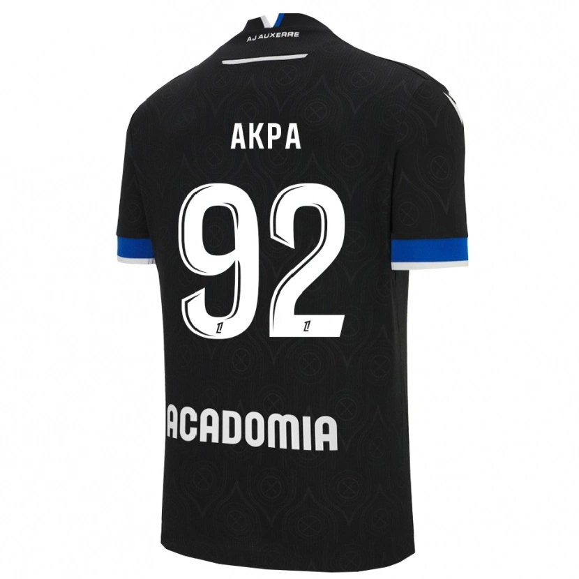 Danxen Heren Clément Akpa #92 Zwart Wit Uitshirt Uittenue 2025/26 T-Shirt