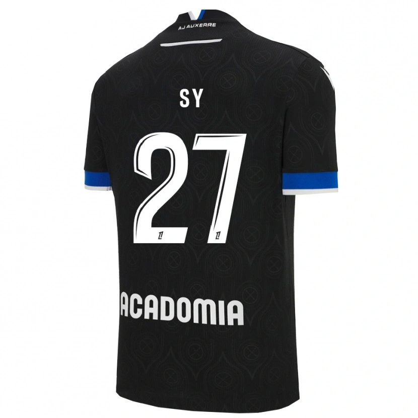 Danxen Heren Lamine Sy #27 Zwart Wit Uitshirt Uittenue 2025/26 T-Shirt