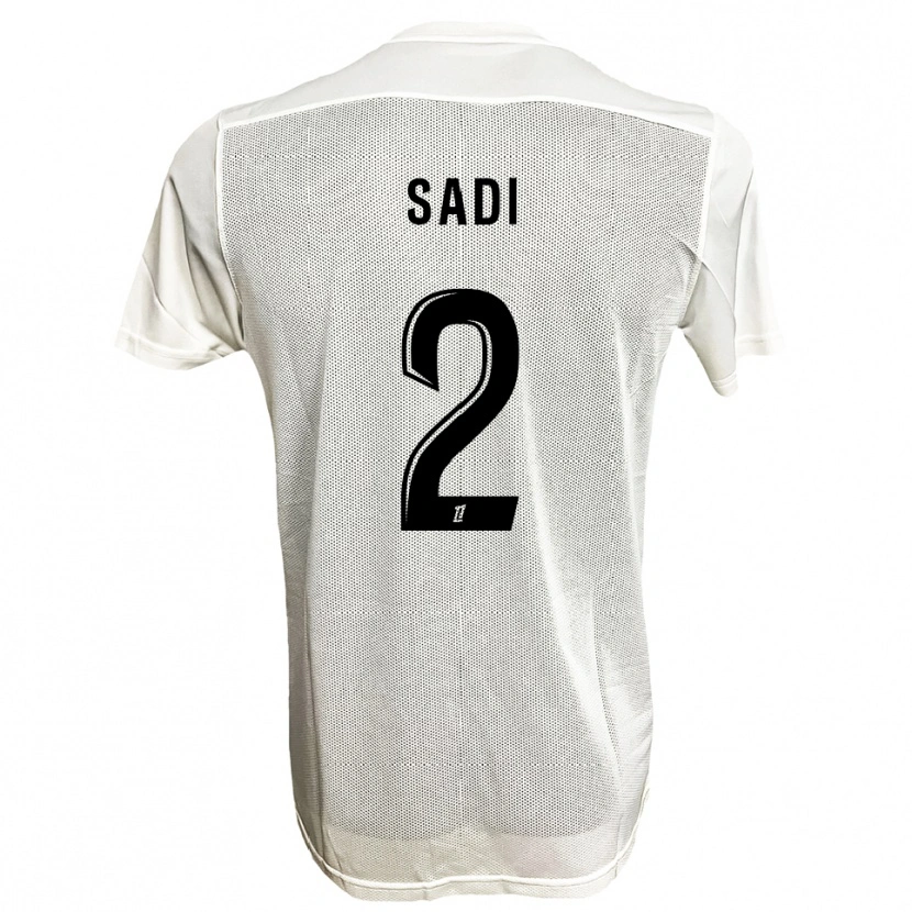 Danxen Heren Aymen Sadi #2 Zwart Wit Uitshirt Uittenue 2025/26 T-Shirt