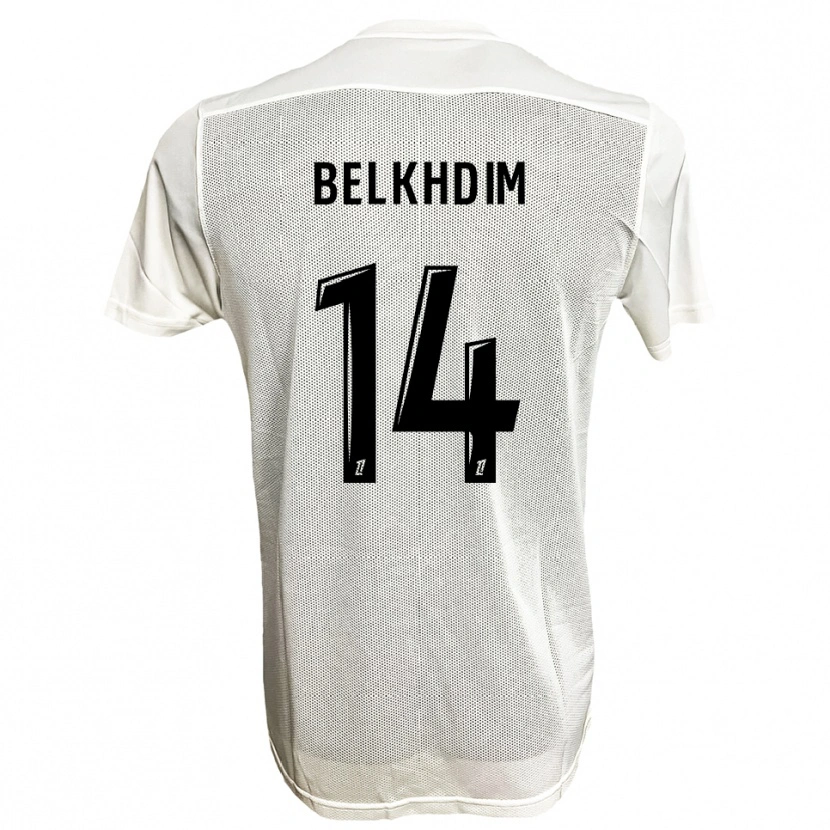 Danxen Heren Yassin Belkhdim #14 Zwart Wit Uitshirt Uittenue 2025/26 T-Shirt