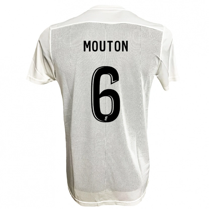 Danxen Heren Louis Mouton #6 Zwart Wit Uitshirt Uittenue 2025/26 T-Shirt