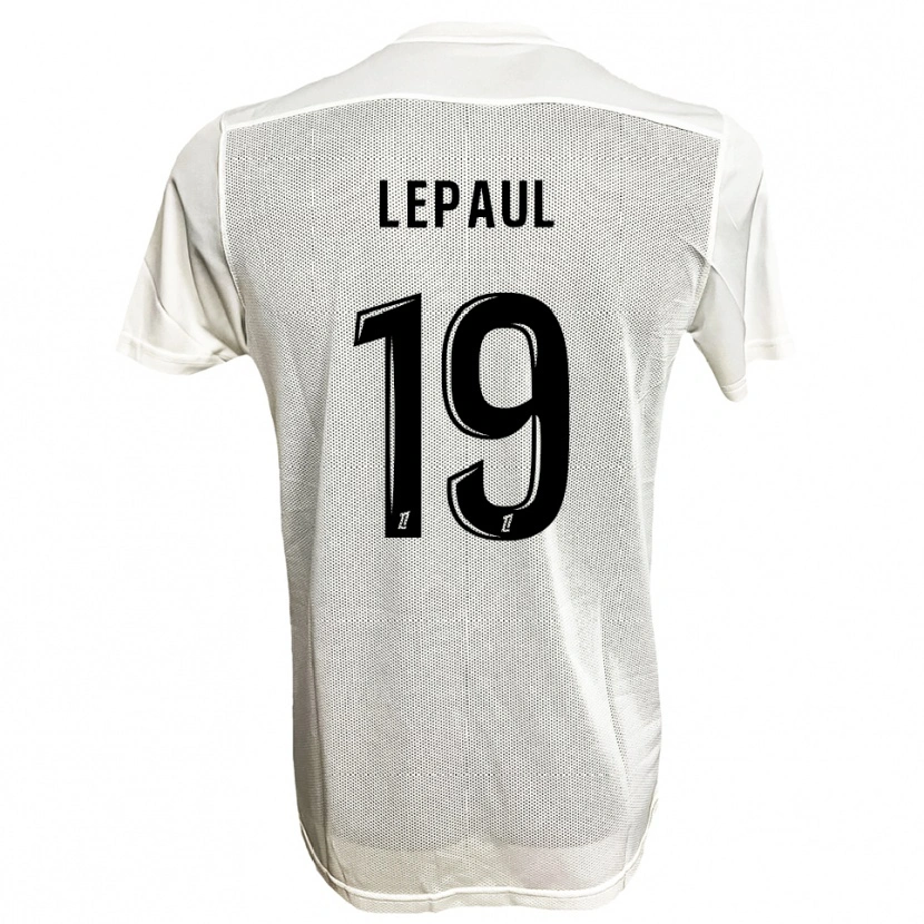 Danxen Heren Estéban Lepaul #19 Zwart Wit Uitshirt Uittenue 2025/26 T-Shirt