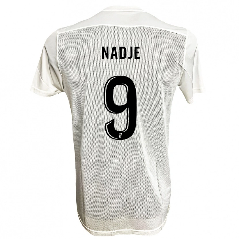 Danxen Heren Guédé Nadje #9 Zwart Wit Uitshirt Uittenue 2025/26 T-Shirt