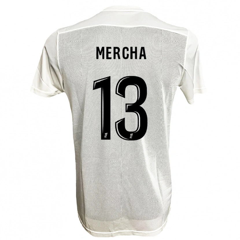 Danxen Heren Yanis Mercha #13 Zwart Wit Uitshirt Uittenue 2025/26 T-Shirt
