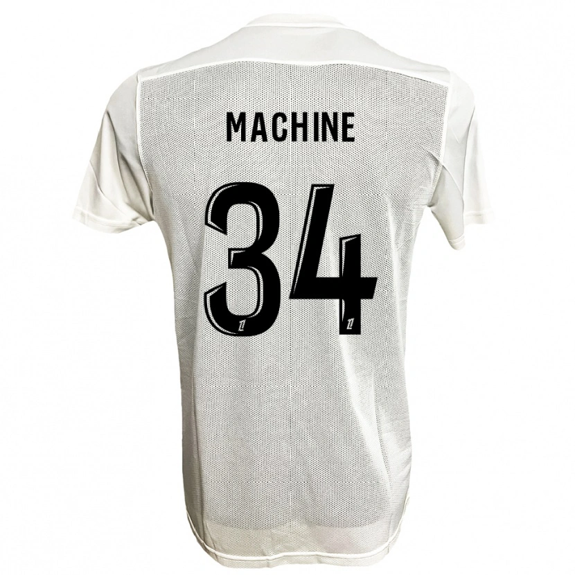 Danxen Heren Lanroy Machine #34 Zwart Wit Uitshirt Uittenue 2025/26 T-Shirt