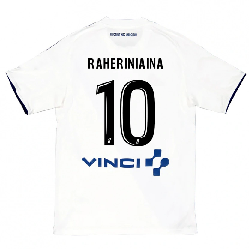 Danxen Heren El Hadary Raheriniaina #10 Wit Blauw Uitshirt Uittenue 2025/26 T-Shirt