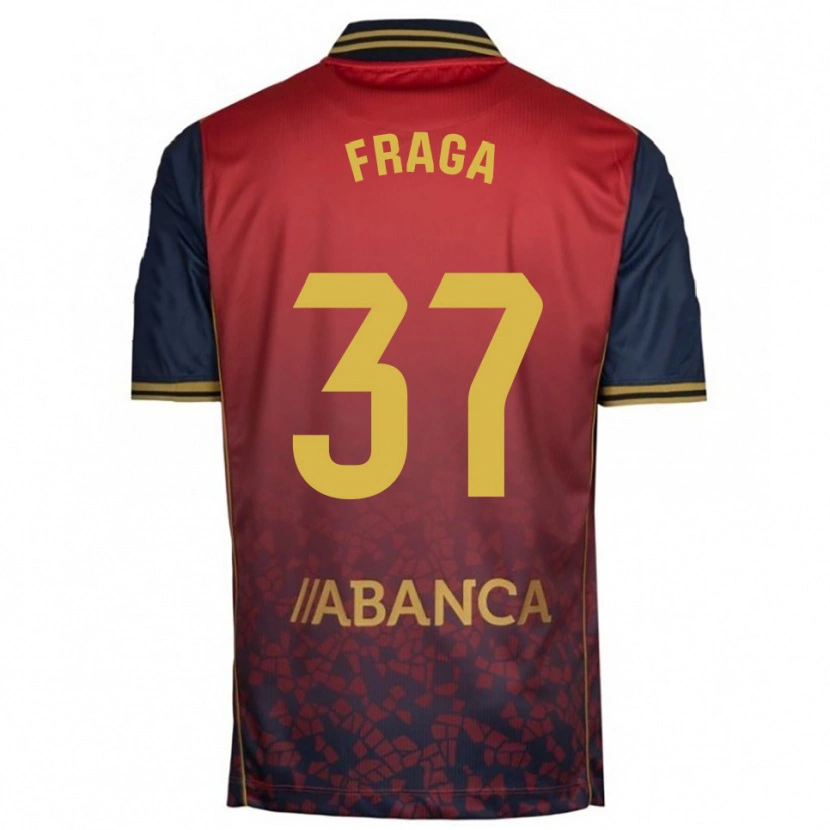 Danxen Heren Álvaro Fraga #37 Rood Marineblauw Uitshirt Uittenue 2025/26 T-Shirt