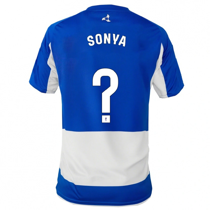 Danxen Heren Sonya Camila Keefe Navarro #0 Blauw Wit Uitshirt Uittenue 2025/26 T-Shirt