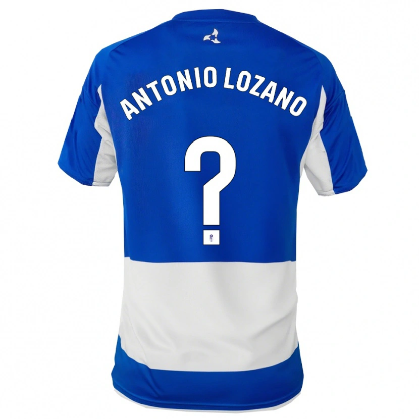Danxen Heren José Antonio Lozano #0 Blauw Wit Uitshirt Uittenue 2025/26 T-Shirt