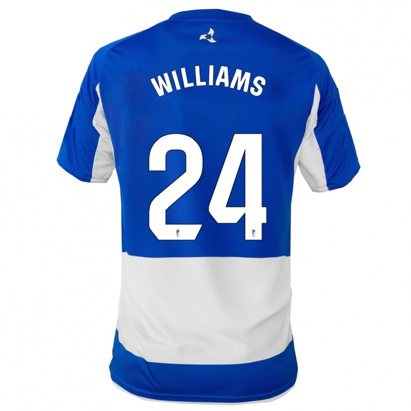 Danxen Heren Loïc Williams #24 Blauw Wit Uitshirt Uittenue 2025/26 T-Shirt