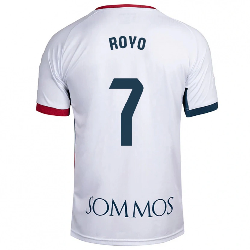 Danxen Heren Laura Royo #7 Wit Rood Uitshirt Uittenue 2025/26 T-Shirt