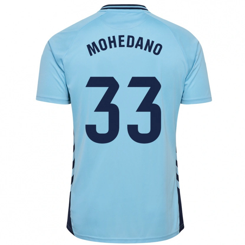 Danxen Heren Eduard Mohedano #33 Hemelsblauw Uitshirt Uittenue 2025/26 T-Shirt