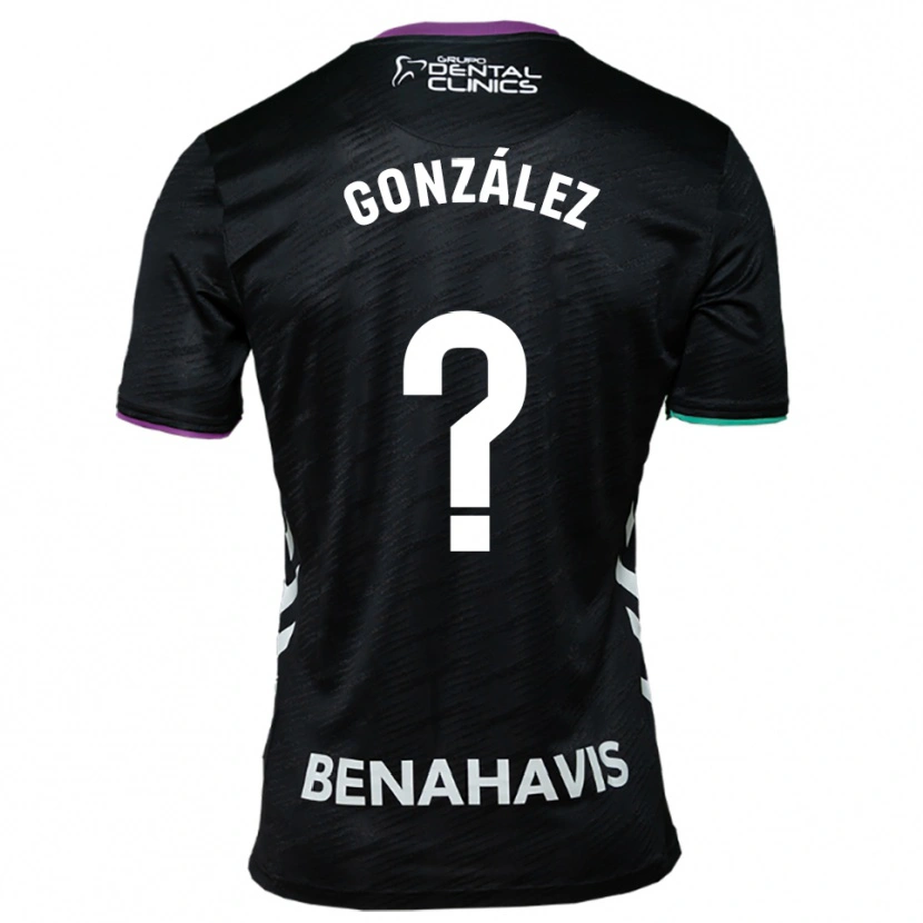 Danxen Heren Adri González #0 Zwart Paars Groen Uitshirt Uittenue 2025/26 T-Shirt