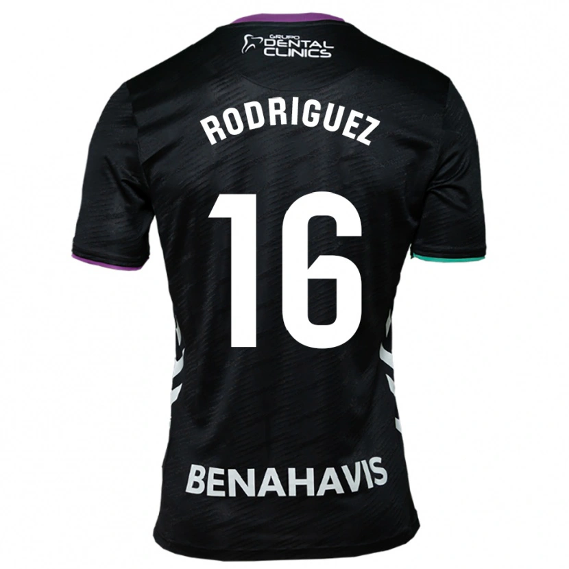 Danxen Heren Genaro Rodríguez #16 Zwart Paars Groen Uitshirt Uittenue 2025/26 T-Shirt