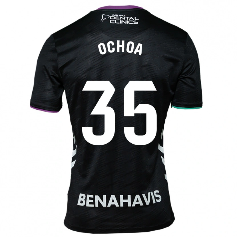 Danxen Heren Aarón Ochoa #35 Zwart Paars Groen Uitshirt Uittenue 2025/26 T-Shirt
