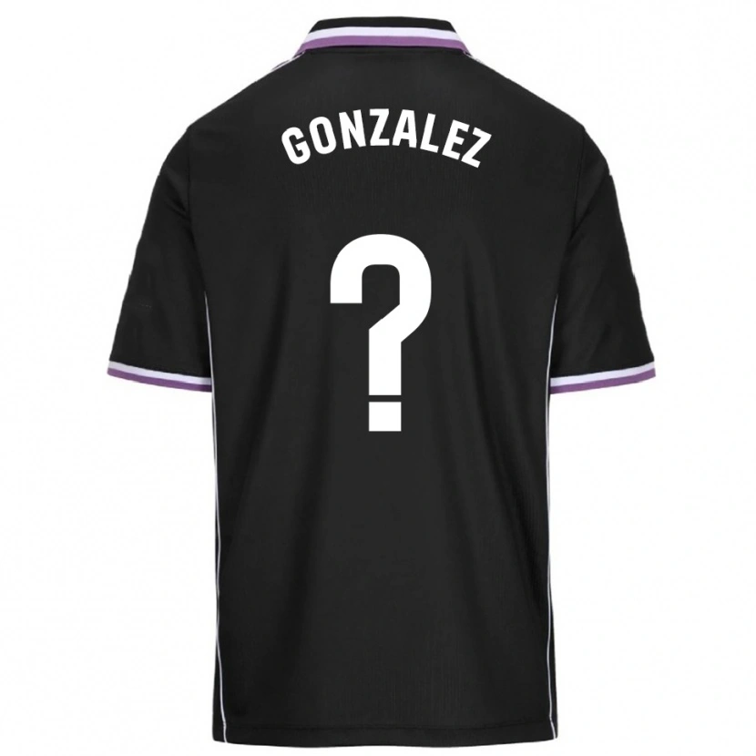 Danxen Heren Santi González #0 Paars Zwart Uitshirt Uittenue 2025/26 T-Shirt