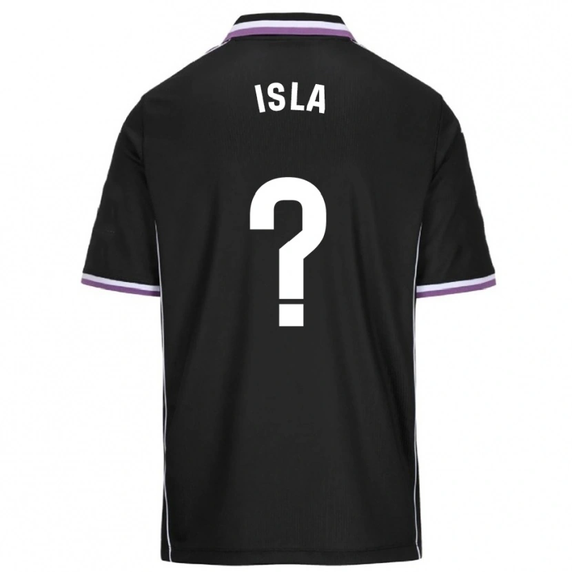Danxen Heren Cristian Isla #0 Paars Zwart Uitshirt Uittenue 2025/26 T-Shirt