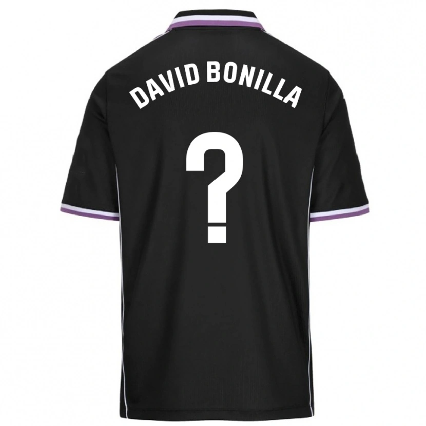 Danxen Heren Juan David Bonilla #0 Paars Zwart Uitshirt Uittenue 2025/26 T-Shirt