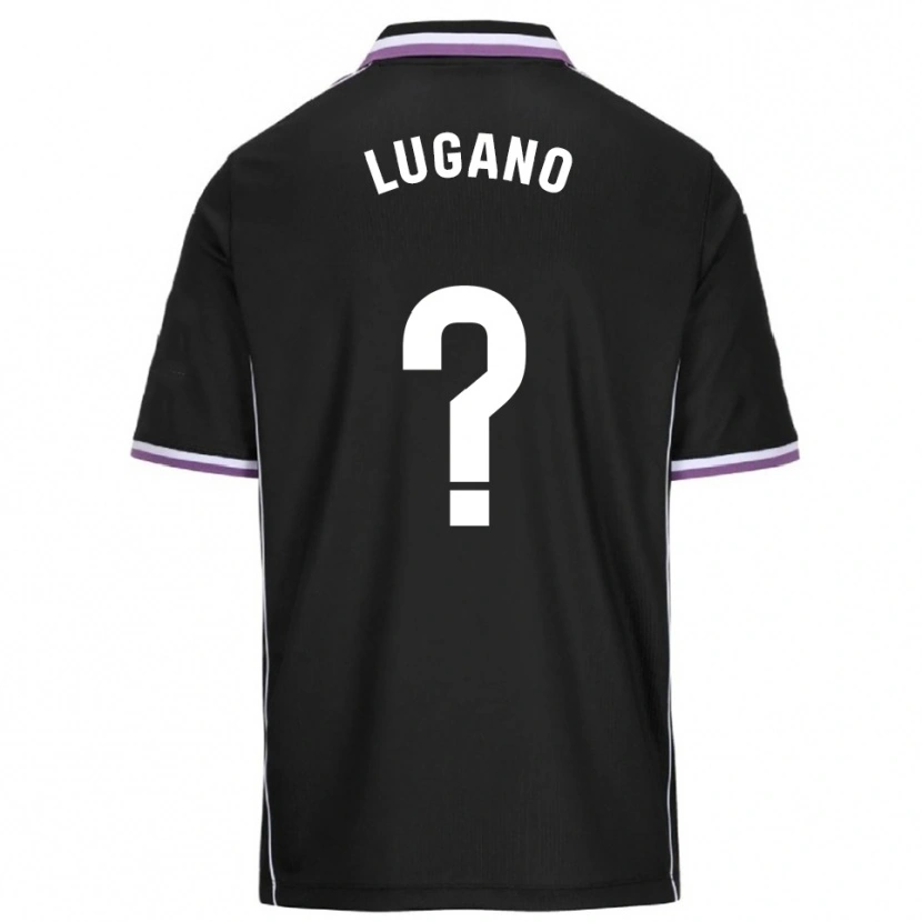 Danxen Heren Thiago Lugano #0 Paars Zwart Uitshirt Uittenue 2025/26 T-Shirt