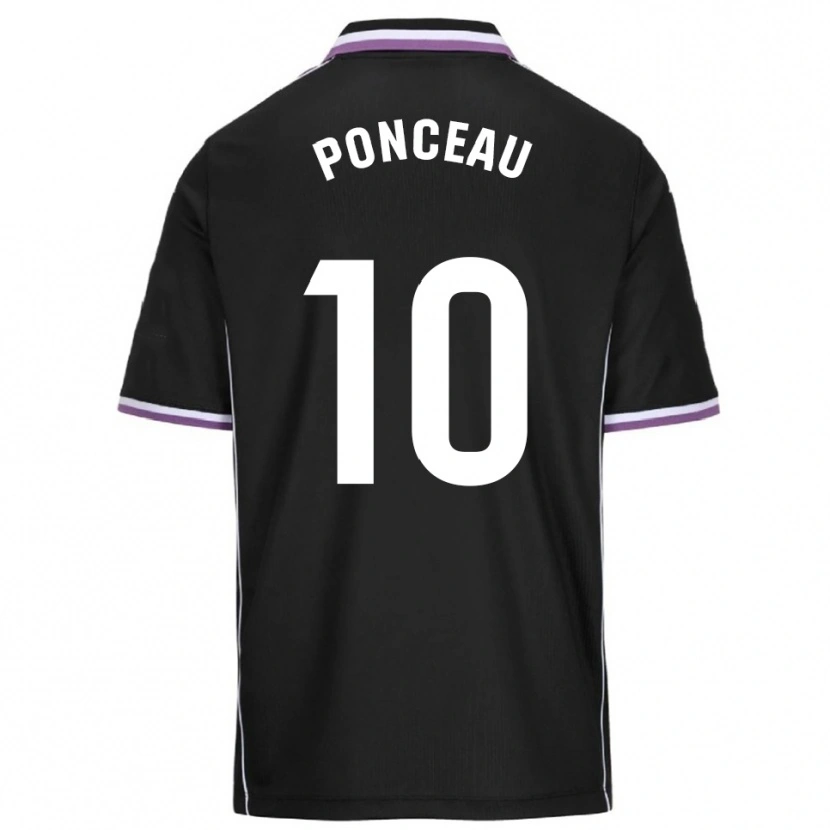 Danxen Heren Julien Ponceau #10 Paars Zwart Uitshirt Uittenue 2025/26 T-Shirt