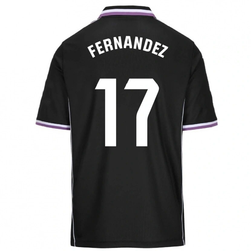 Danxen Heren Dani Fernández #17 Paars Zwart Uitshirt Uittenue 2025/26 T-Shirt